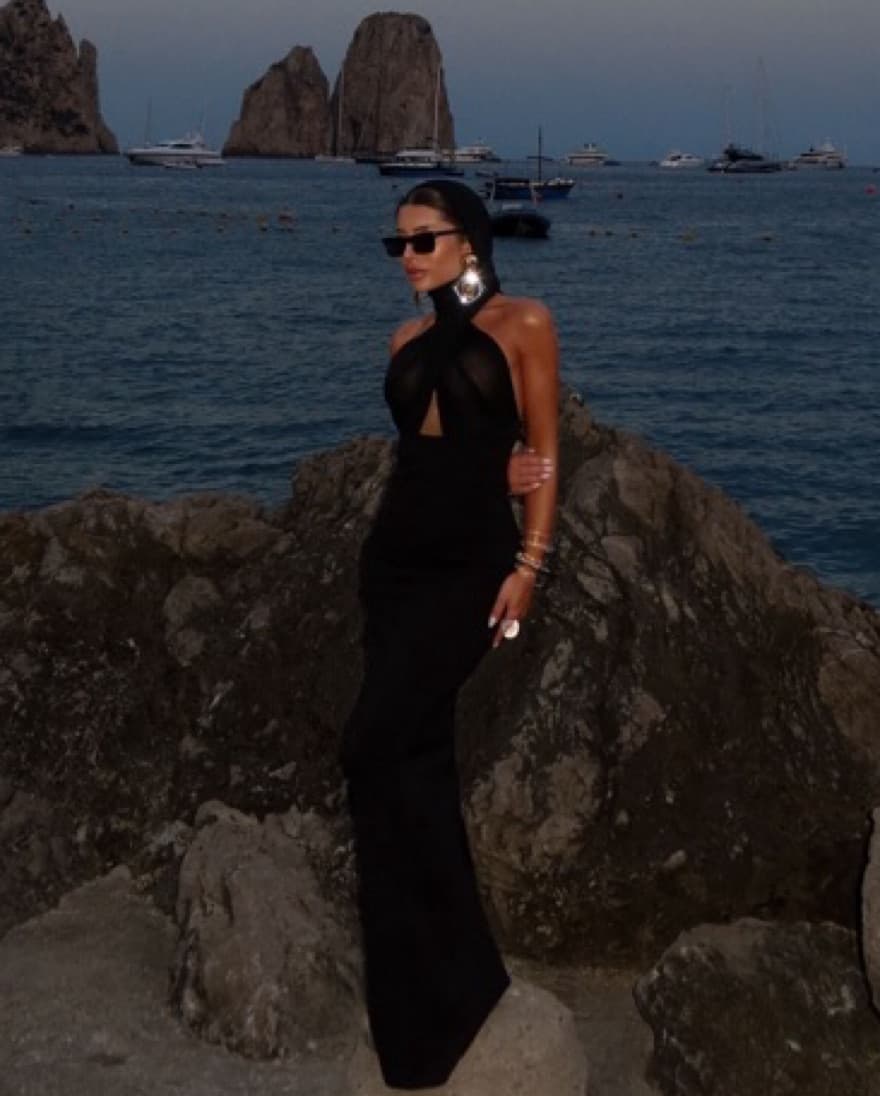 Helsa Black Tie Gown ‘Amber Dress’ - Image 4