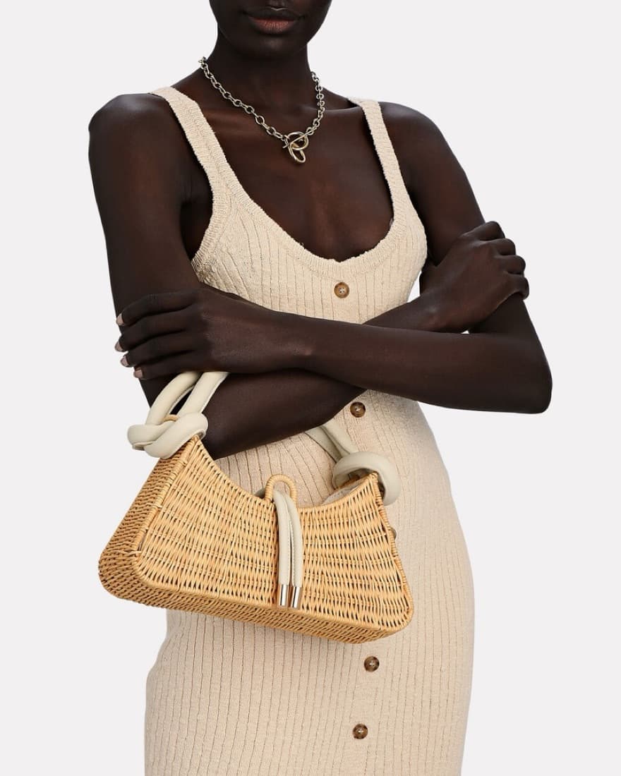 Cult Gaia Rhea Rattan Bag - Image 2