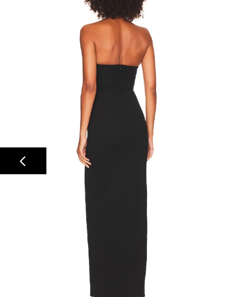 gianna sweetheart slit gown - Image 2