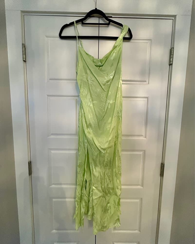 Lime Green Midi Dress - Image 3
