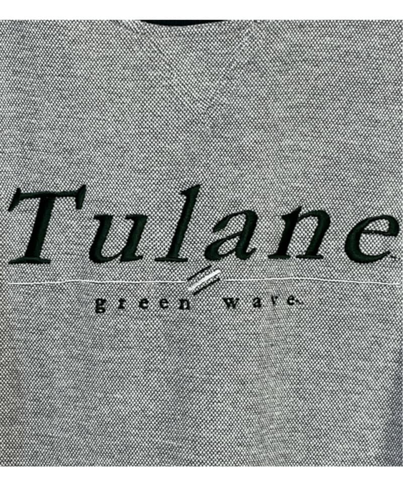 Tulane Vintage Grey Crew - Image 3