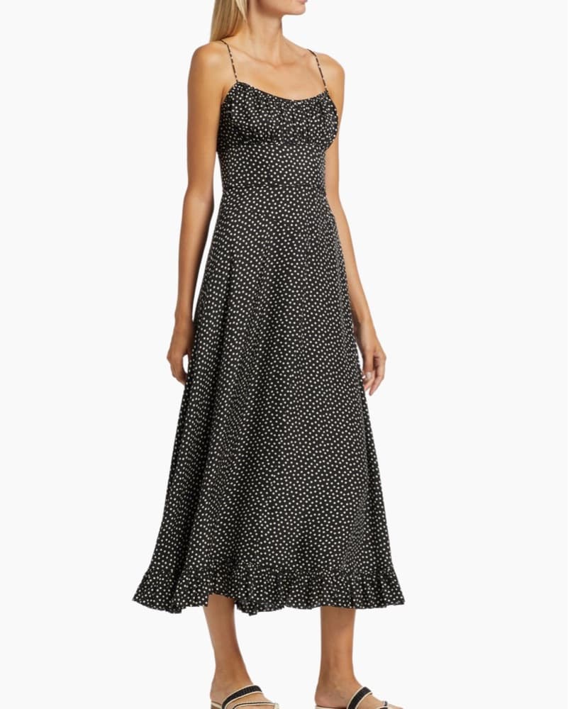 Doen Rosaria Dotted Silk Dress - Image 2