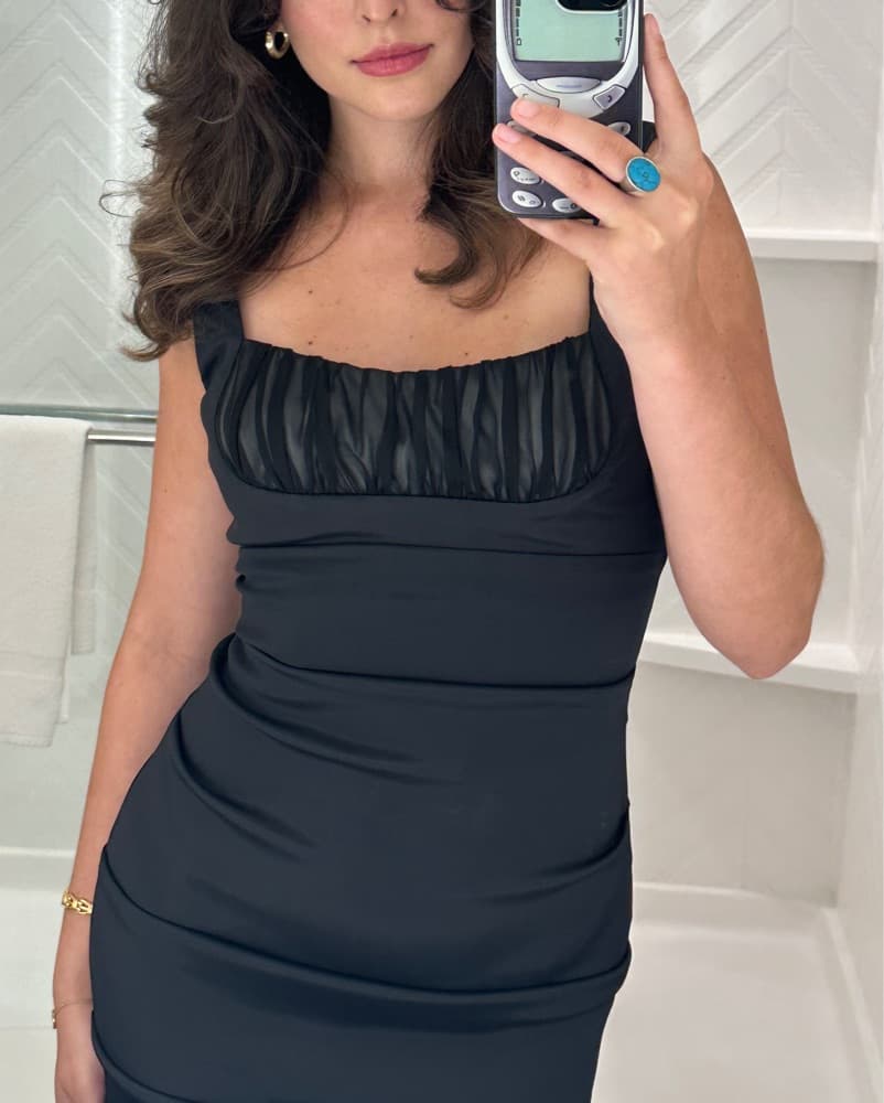 90s Black Dress - Image 2