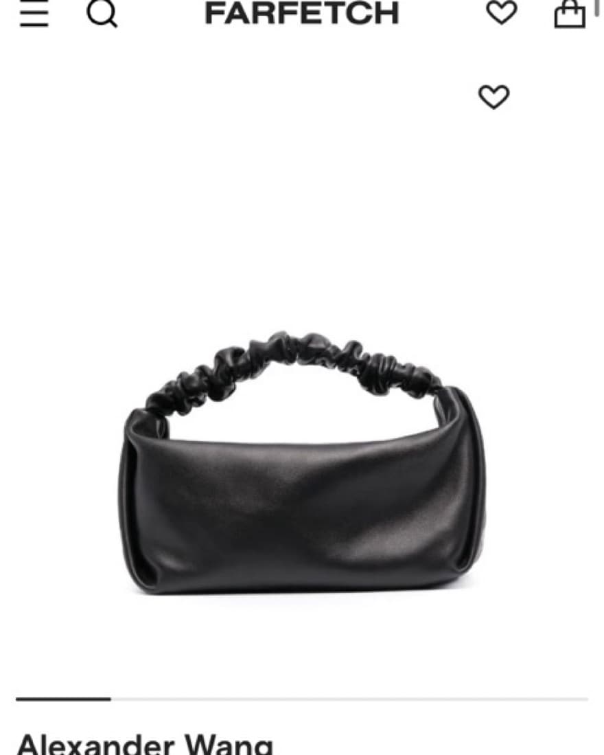 Alexander Wang Scrunchie Black Tote Bag  - Image 1