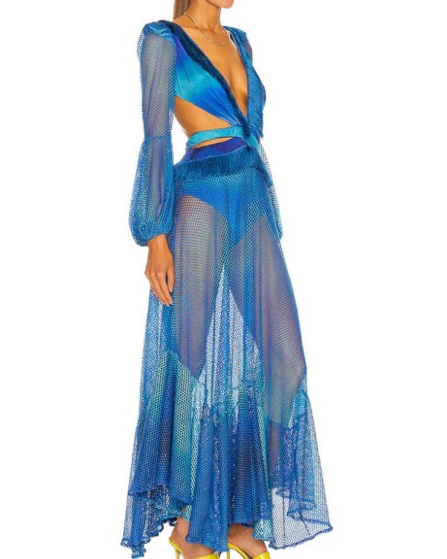 Patbo Blue Ombre Dress - Image 2
