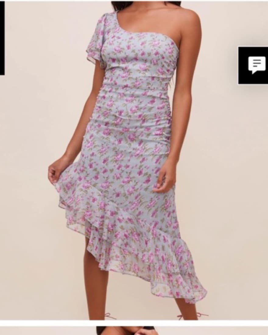 ASTR Floral Midi - Dress - Image 1