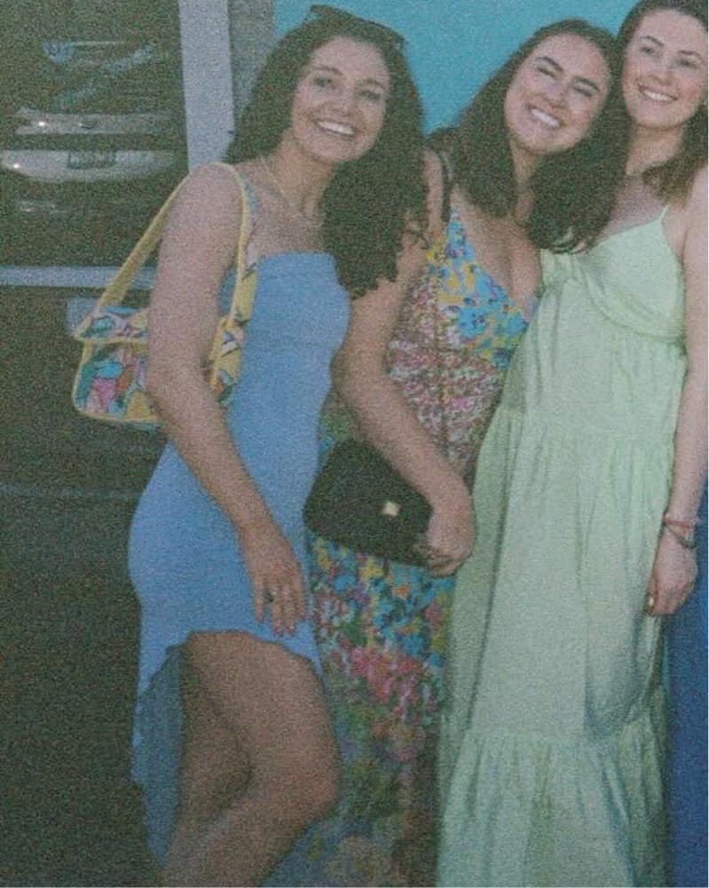 Blue Asymmetrical Midi/mini Dress - Image 2