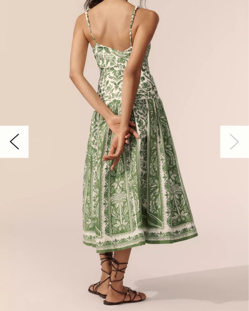 Farm Rio Tapestry Linen Drop-Waist Dress - Image 3
