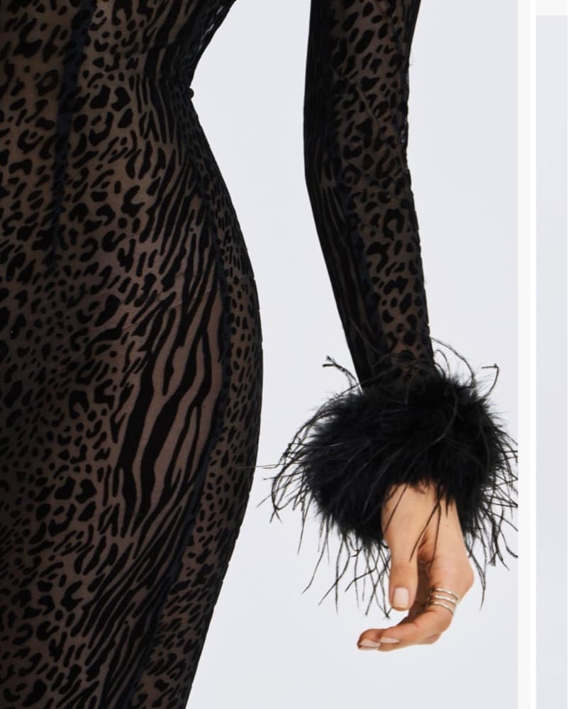 Miss Circle Mesh Dress - Image 2