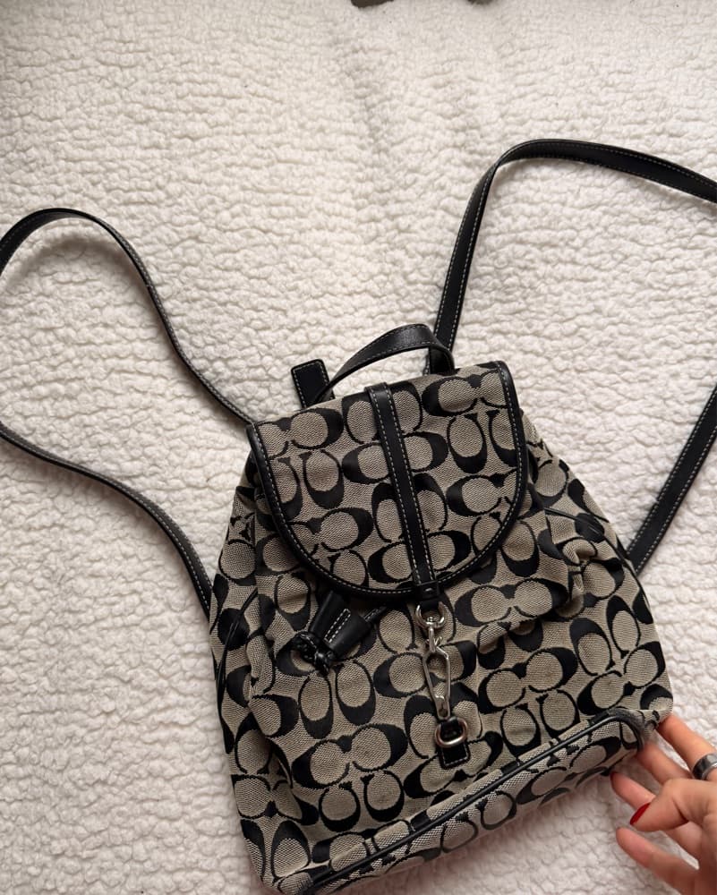 Coach backpack monogramme street wear lu - Image 3