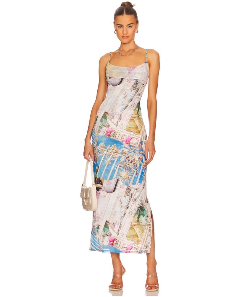 X Paloma Elesser Thais Dress In Baroque - Image 1