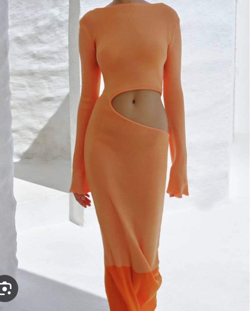 BAOBAB Knit Cutout Maxi Dress - Image 2