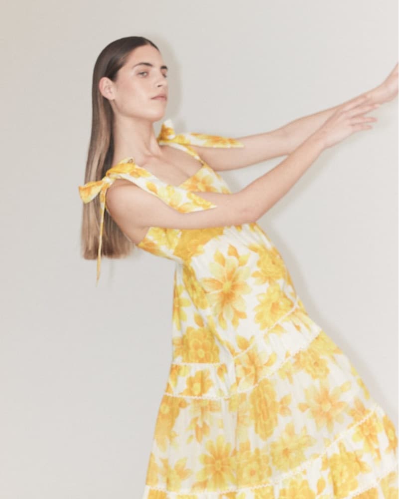 Alemais Yellow Maxi Summer Dress - xs - Image 1