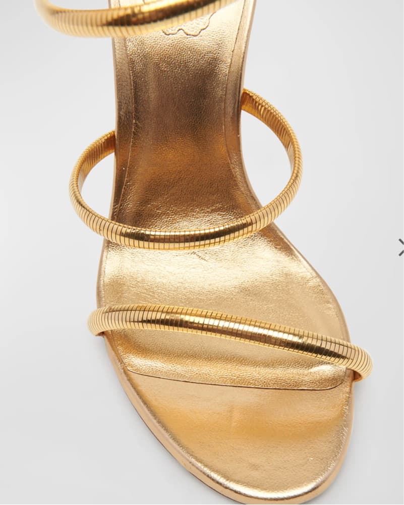 Rene Caovilla Omega Snake Heels - Image 4