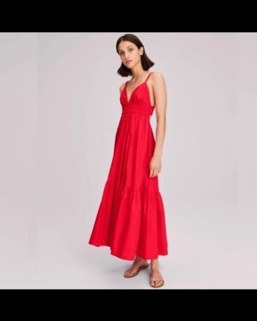 ALC Red Rhodes Dress  - Image 1