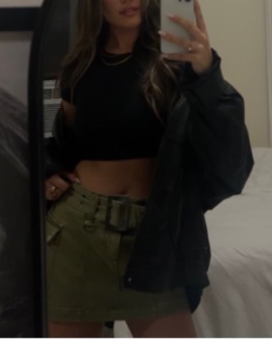 Belted Mini Skirt  - Image 2