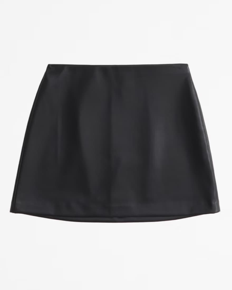 Scarlett Vegan Leather Mini Skort - Image 1