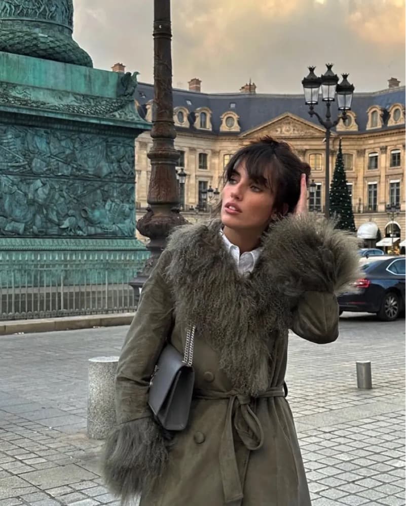 Khaki Penny Lane Charlotte Simone Coat - Image 3