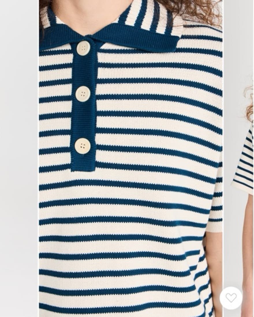 Demylee Striped Knit Thick Polo Shirt  - Image 6
