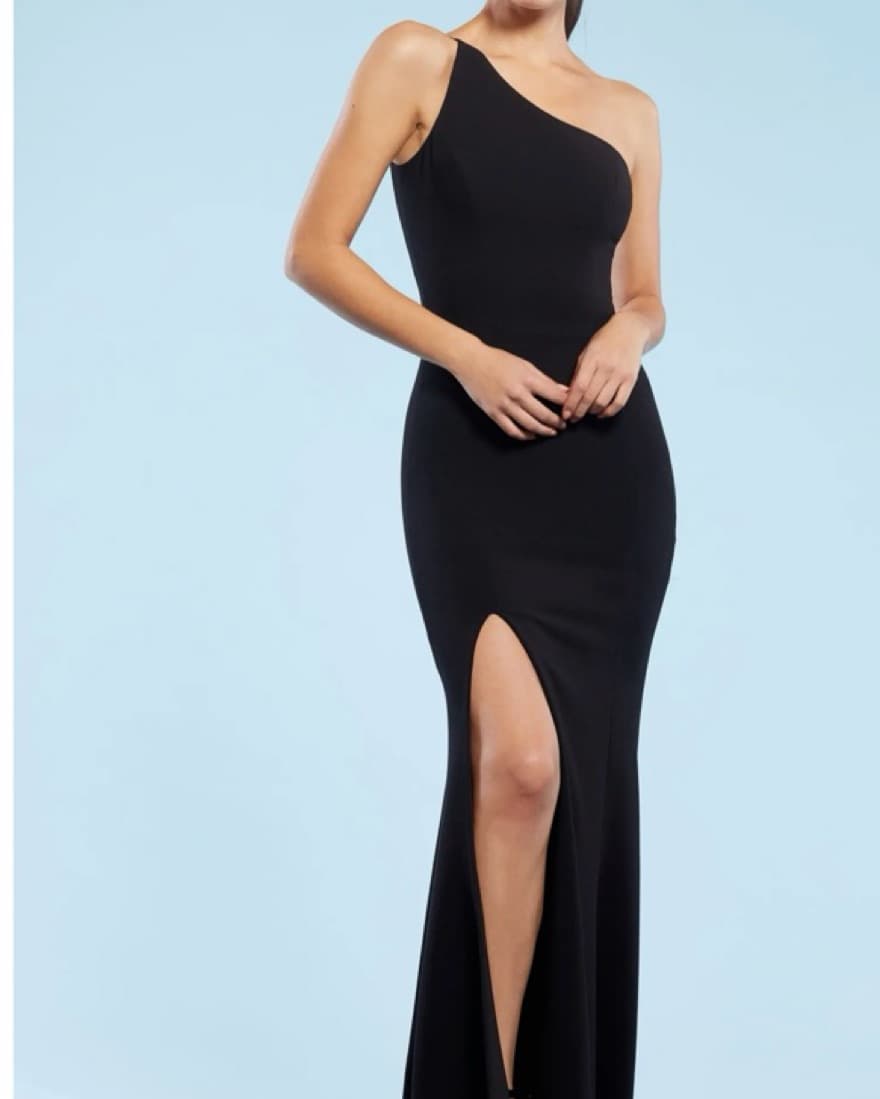One Shoulder Dress The Population Gown - Image 4