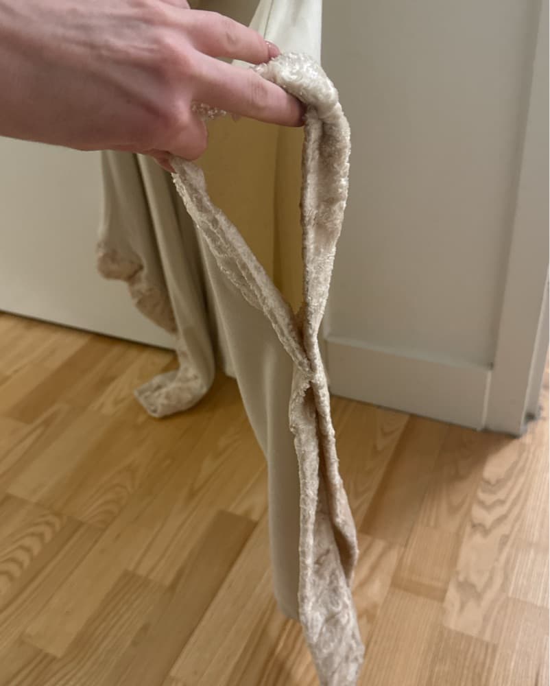 Poncho Faux Fur Trim Cream Sweater Cape - Image 3