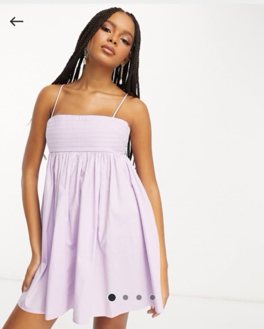 Airy Lilac Babydoll Dress - Image 1