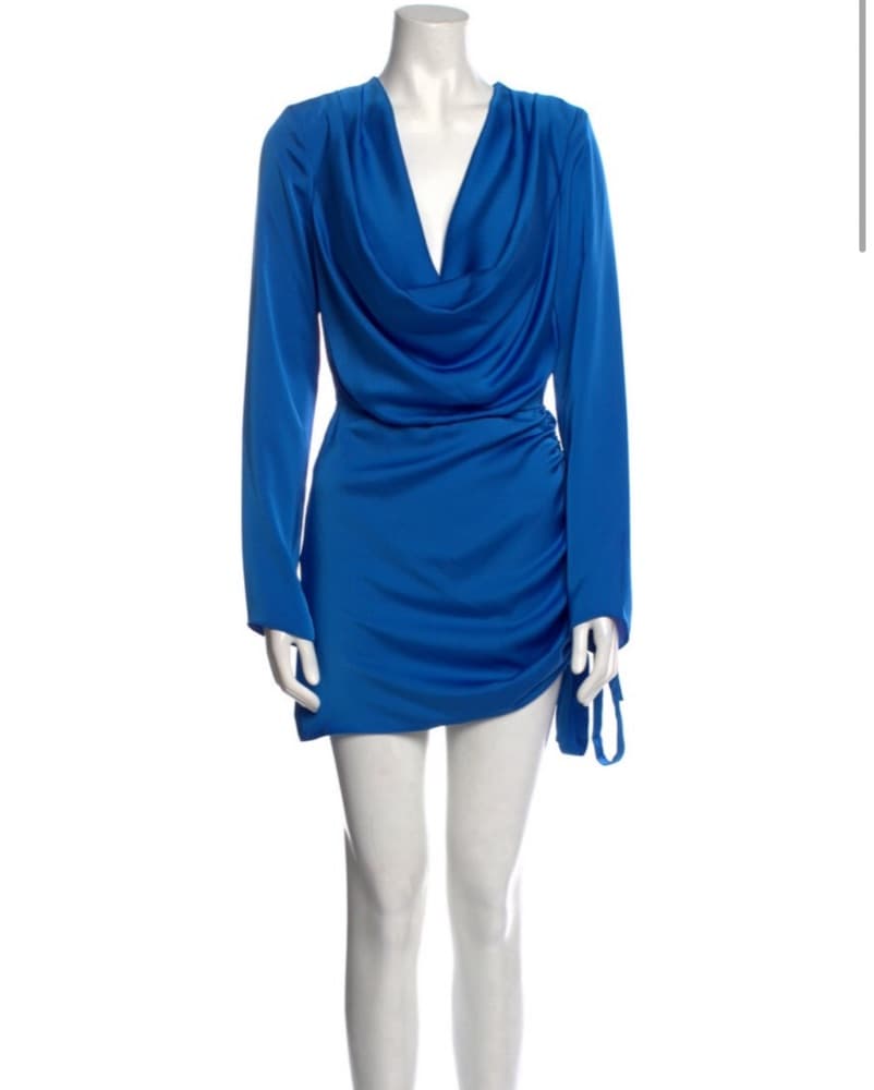 Ramy Brook Reeta Satin Dress - Image 1