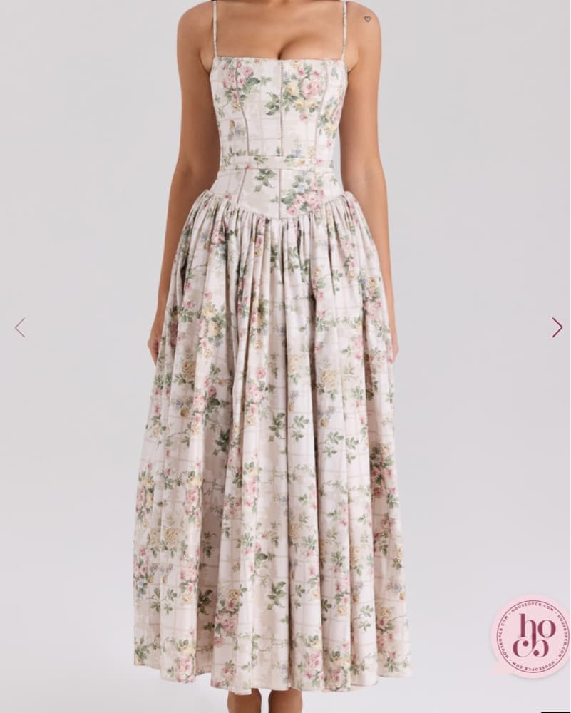 Dreamy Floral Midi Sundress - Image 3