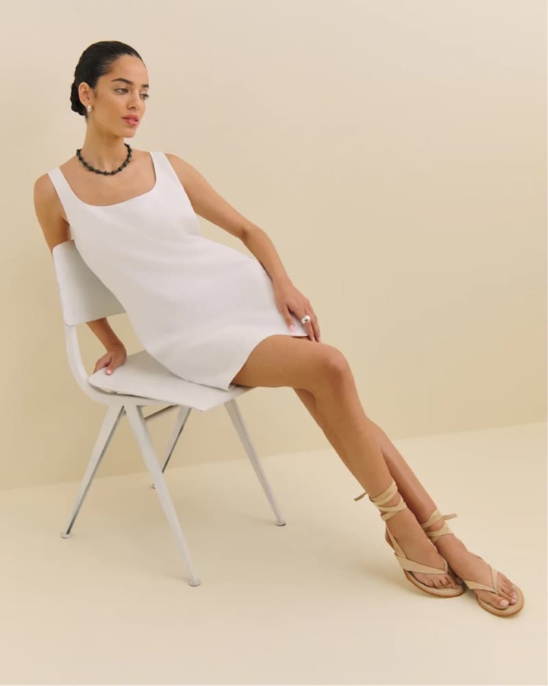 Reformation Hamley Linen Dress - Image 2