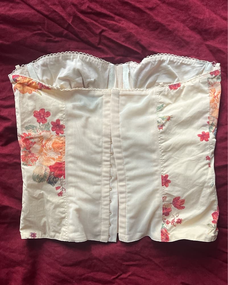 WeWoreWhat Butter Yellow Corset - Image 4