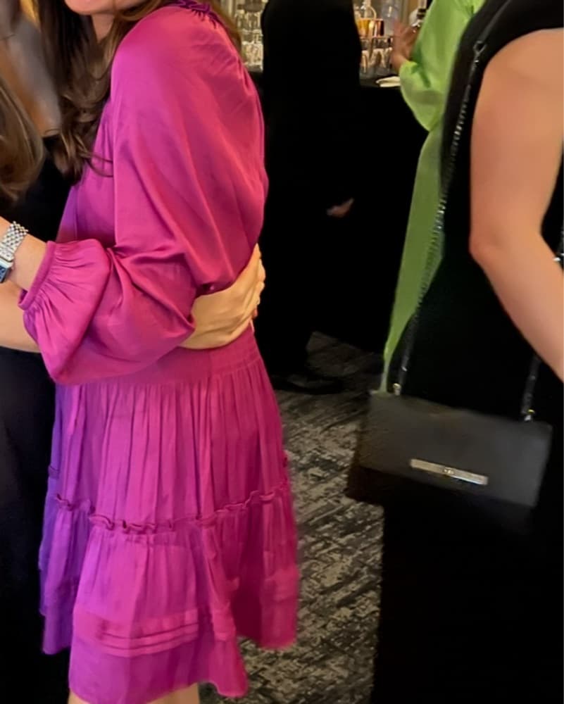Pink silk dress  - Image 3