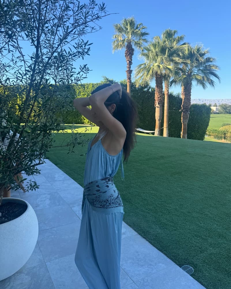 Zadig And Voltaire Blue Silk Dress - Image 2