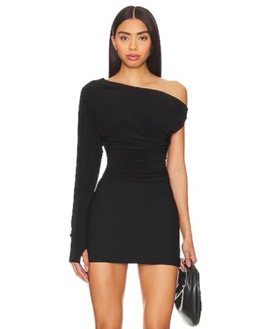 One-Sleeve Drop Shoulder Top - Image 1