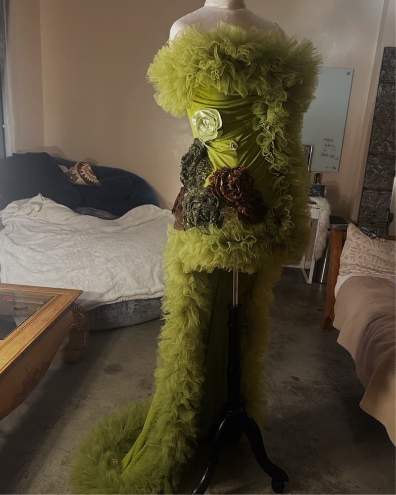 Ms. Mossy Mae Custom Green Gown - Image 3