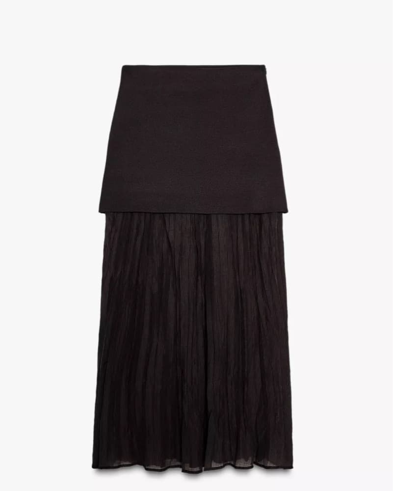 Chocolate Brown Skirt Set  - Image 3