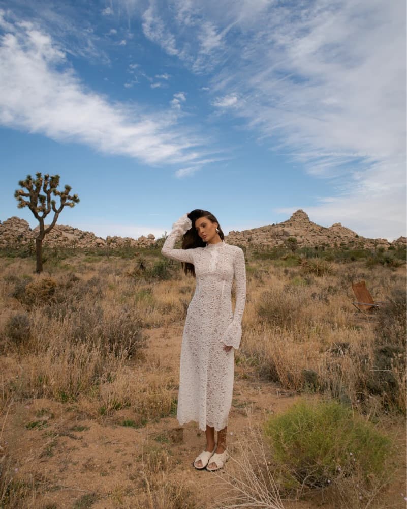 White Lace Dress - Image 4