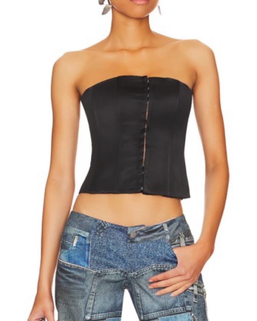 Danielle guizio Black Corset - Image 1