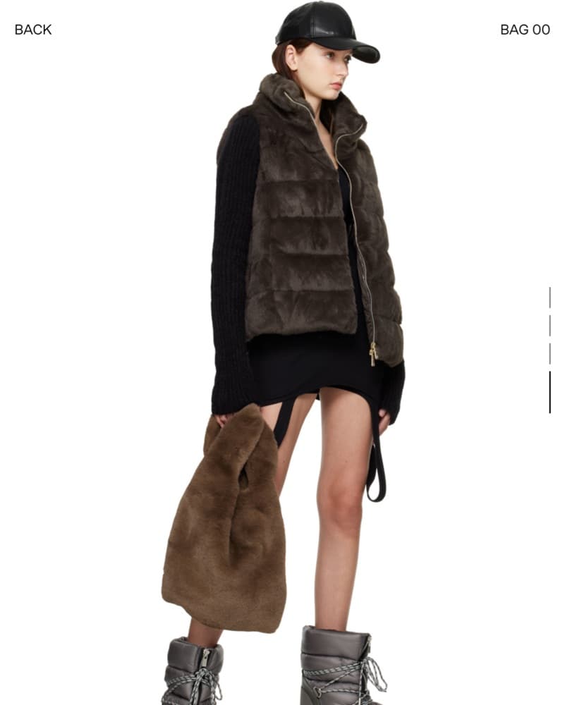 STAND STUDIO Brown Market Tote - Image 1