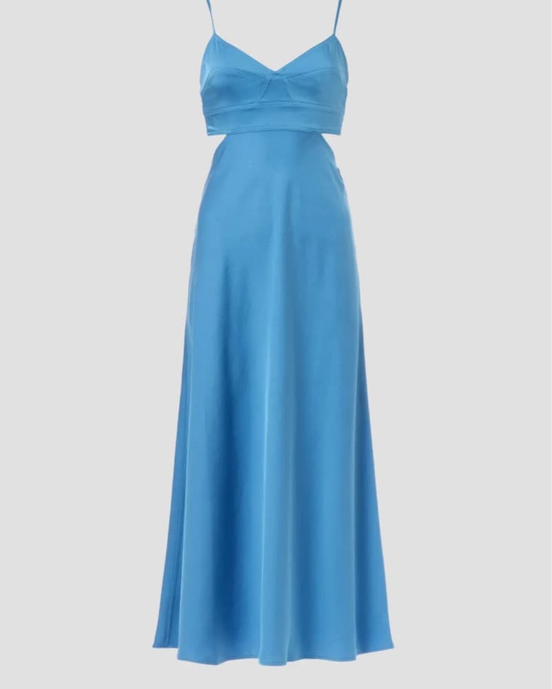 A.L.C. Blue Blakely Midi Dress Size 4 - Image 1