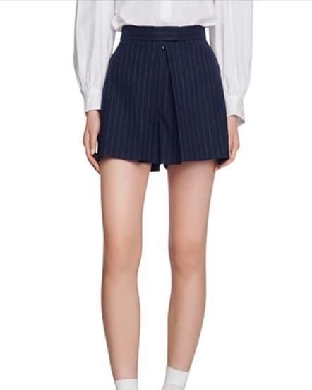 Sandro Pinstripe Shorts Suit - Image 5