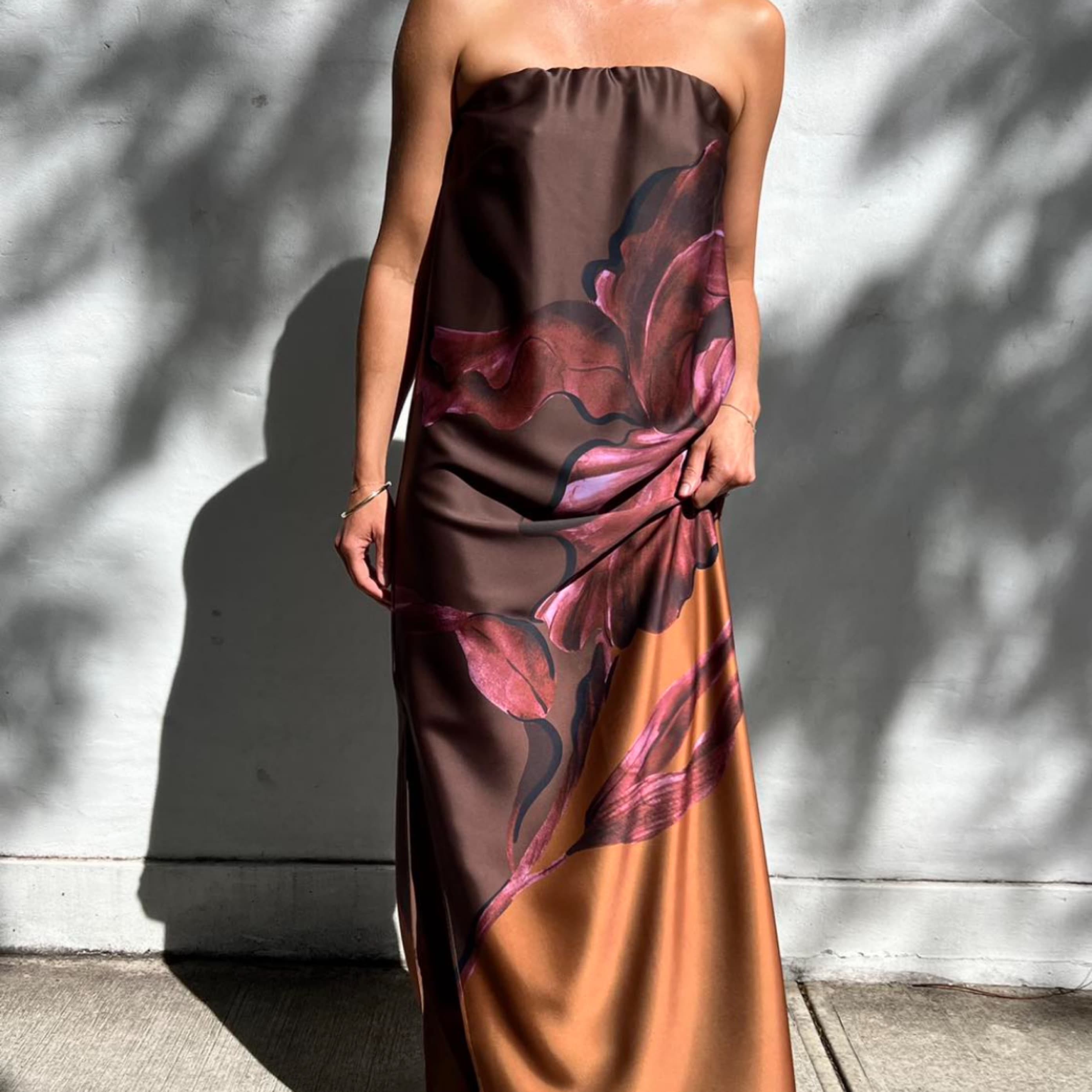 Pasduchas Moon Flower Column Dress - Image 2
