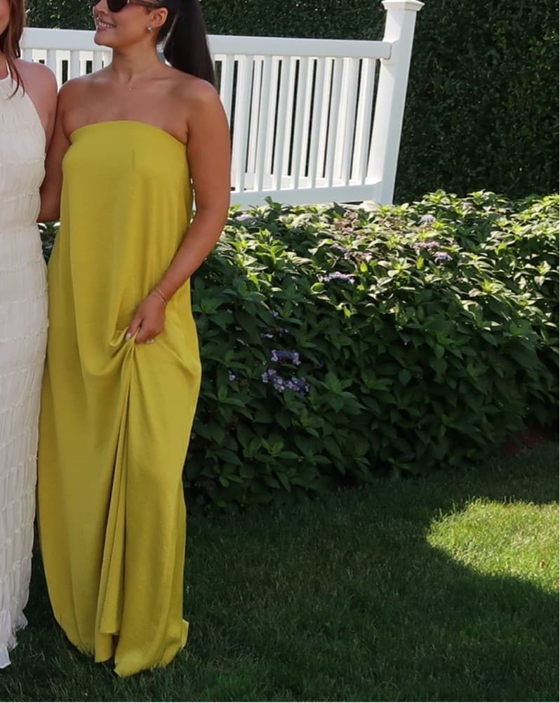 Vibrant Chartruese Maxi Dress - Image 1