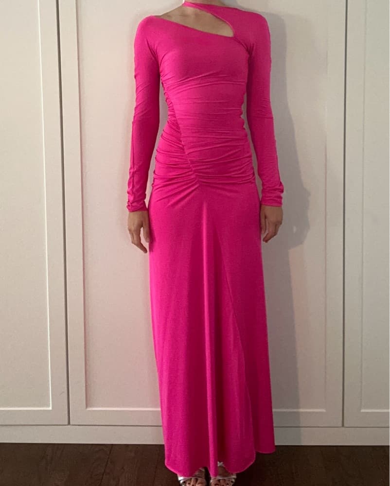 Victoria Beckham Fuschia Gown - Image 1