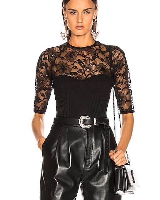 Fleur Du Mal: Magnolia Lace Bodysuit - Image 1