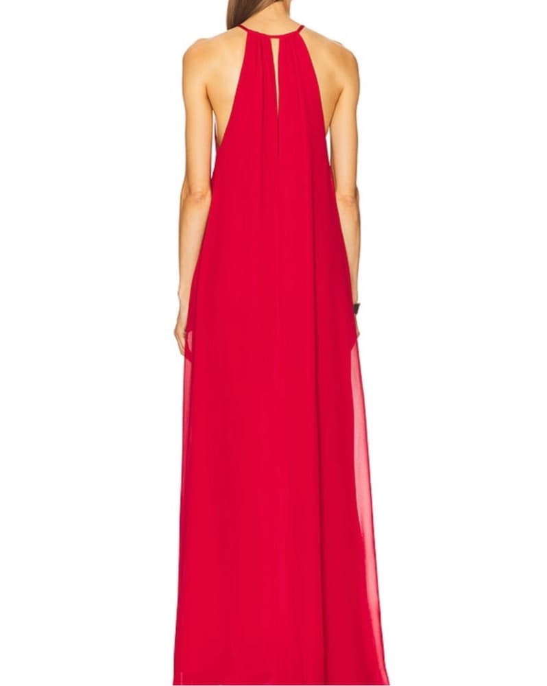 Red Revolve X Michael Costello Gown - Image 3