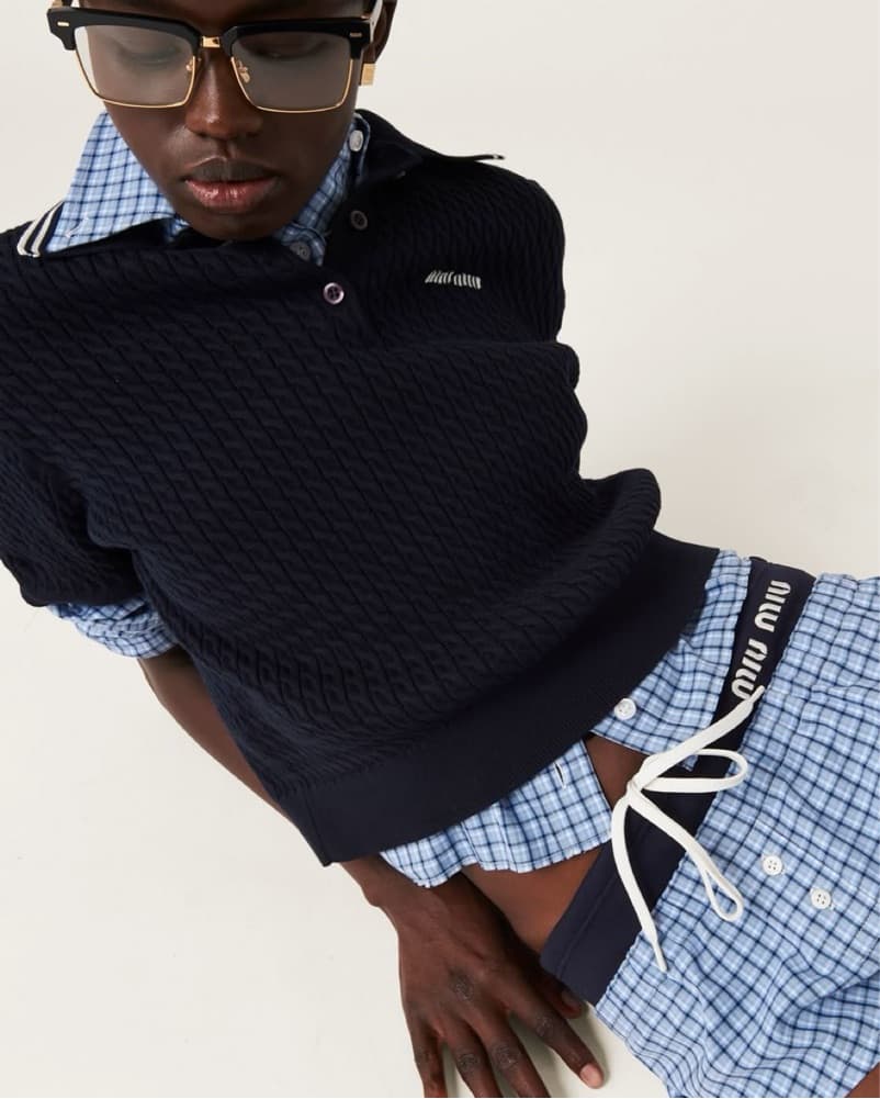Miu Miu Cashmere Long Sleeve Sweater - Image 1