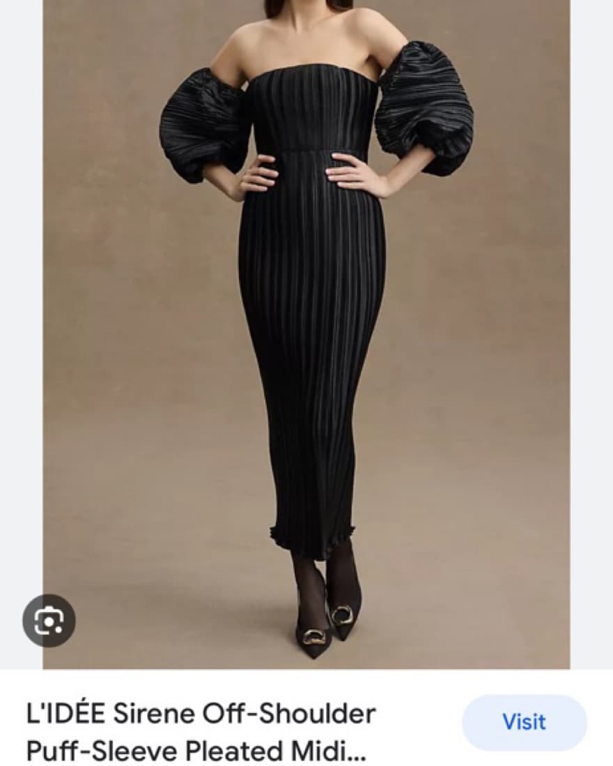 NEVER WORN L’IDEE Black Strapless Gown - Image 2