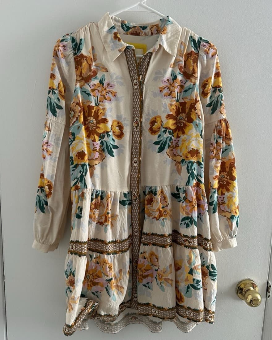 Anthropologie Western Shirt Dress - Image 1