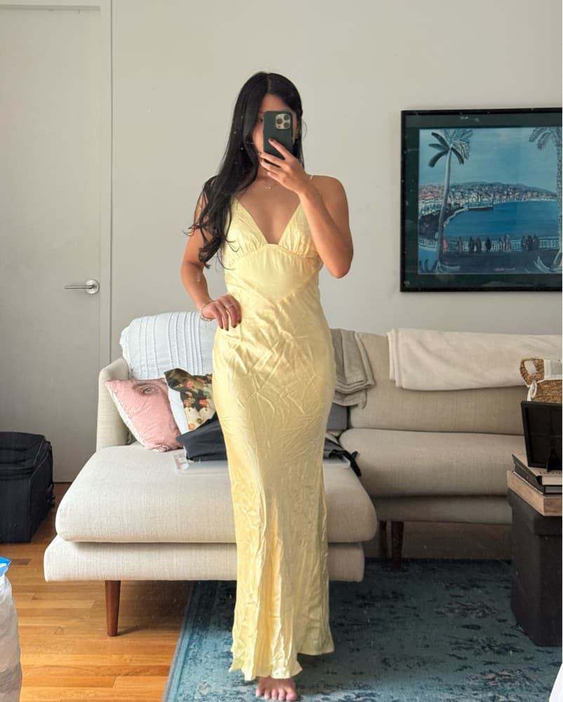 Bardot Yellow Capri Dress - Image 2