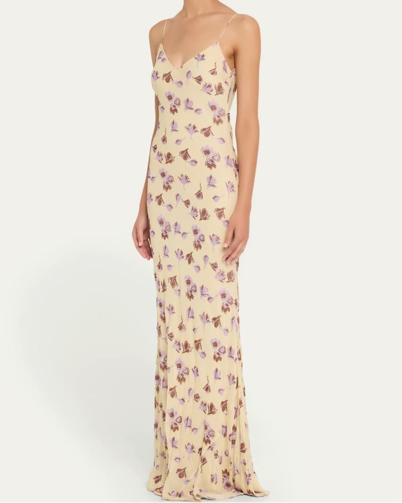 Self-Portrait Embellished Maxi Dress - Image 3